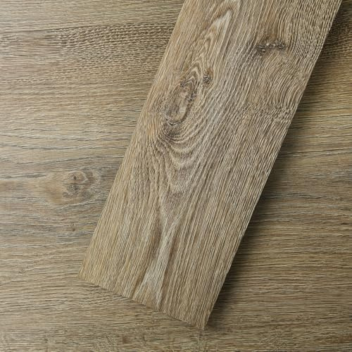 MULGREAT Vinyl Flooring, 36 Pieces 5㎡ Self Adhesive Vinyl Floor Tiles, Waterproof Peel and Stick Floor Planks for Bedroom Bathroom Kitchen Hallway (Linen Oak)