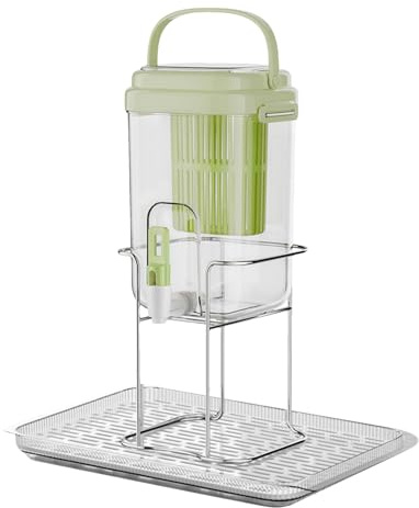 Distributeur de Boissons Glacées | Conteneur de Grande Capacité d'Extérieur - Fontaine À Boissons Pour Camping | Pour Voyage, Camping, Aventure, Rassemblement, Soda, Limonade Et Jus De Fruit