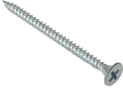 ForgeFix Drywall Screws Fine Thread | 3.5 x 60mm | Zinc Plated | Box 500