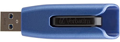 Verbatim - Chiavetta USB 3.0 Store 'n' Go V3 Max da 256 GB, compatibile con PC e Mac, colore: Blu
