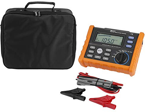 Testeur de Résistance d'Isolation Numérique PEAKMETER MS520 Appareils Mesureurs de Résistance d'Isolement Multimètre d'Isolation 0.01MΩ-100GΩ