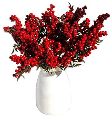 Oulensy Künstliche Blumen Auspicious Obst Reiche Früchte Wohnkultur Pflanze Beeren Home Decor Garten Hochzeit Bouquet Bohnen