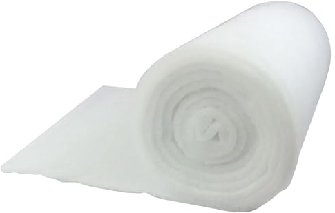 TENDEEVOLUTION Füllwatte 100% Polyester, waschbar, Höhe 210 cm, Dicke 1 cm, Watte für Polsterung, Füllmaterial Stofftiere, Kissen, Sitzsack Füllung, Quilten