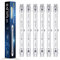 BROTOU 6 Pack 300W 2800K Warm White Eco Halogen R7S Halogen Bulbs, 4480LM, 1500Hrs, Dimmable, 360° Beam Angle, CE & ROHS Approved