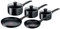 Tefal Induction Non-Stick Cookware Set, 5 Pcs - Black (G155S544)