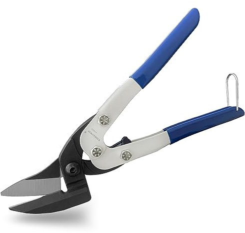 KAIHAOWIN Blechschere 275 mm, Luftfahrt-Metallschere Eisenschneideschere Hochleistungs-Industrieschere zum Schneiden von Hardware-Stoffen/Blech/Teppich/Karton