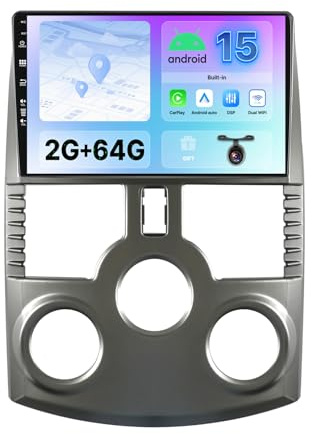 BXLIYER 9 Pouce Autoradio pour Toyota Rush/Daihatsu/Terios (2006-2016) GPS Radio - sans Fil Carplay Android Auto - Android 14 - Caméra arrière - 2 Din - Dab Volant WLAN Bluetooth DSP 4G