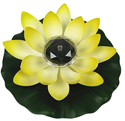 Artibetter Solarbetriebene Lotus Dekorationslichter Wasserdichtes Umweltfreundliches Licht Für Garten Teich Und