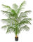 Artificial Fake Palm Tree with 18 Trunks and Real Bark Design, Premium Polyester,Tropical Paradise Palm Tree in Pot (black, 180 CM)