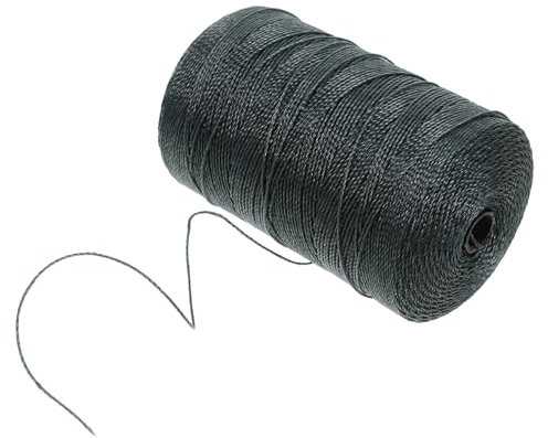 HOMOCONO 1Roll Nylon Twine Fishing Net Repair Rope Multipurpose String for Fishing Line Braided Strands for Netting Binding and Outdoor Activities