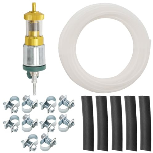 Hoypeyfiy 12V 22 ml Auto Lufterhitzer Dieselpumpe Set, Ersatz Für 1KW-5KW Lufterhitzer Diesel, Öl Kraftstoffpumpe Luft Standheizung