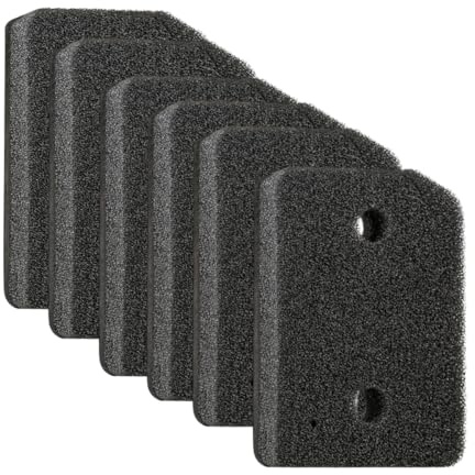 Trockner Filter für Miele T1 9164761, 6 Stück WäSchetrockner Filter für Miele T1 Wärmepumpentrockner, 207 x 157 x 30mm Filterschwamm Trockner Ersatzteile, Schwammfilter Kondenstrockner Filtermatte