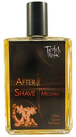 Original Teufelsküche After Shave Messiah Orientalisch-herber Vintage-Duft mit Patchouli & Opium, 100ml Rasierwasser