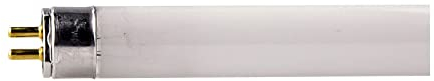 2 x CROMPTON F8W/33 T5 8 WATT 12 FLUORESCENT TUBE IN COOL WHITE 33