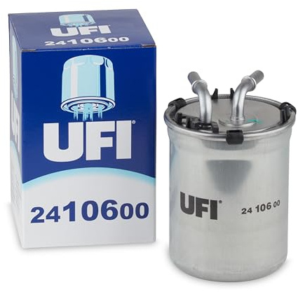 UFI Filters, Filtro Gasoil 24.106.00 | Filtro de Combustible Diésel para Recambio, Apto para Coches, Apto para Modelos como Audi, Seat, Skoda y Volkswagen