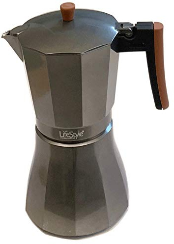 Acan Cafetière expresso en aluminium pour 12 tasses