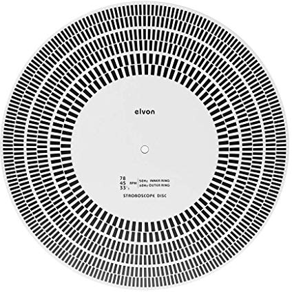 DollaTek LP Schallplatte Plattenspieler Phono Tachometer Kalibrierung Strobe Disc Stroboskop Matte 33,3 45 78 U/min