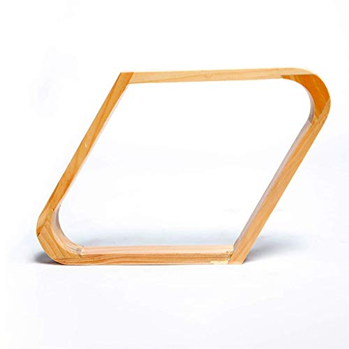 GEREP Anti-Rutsch-Design，Dreieck Billard Ball Rack Holz,Billard-Triangel Sportzubehör,Ball Billard Rack haltbarer / #3