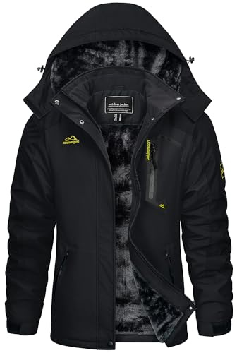 KEFITEVD Vestes Hiver Femme Manteau Ski Polaire Automne Hiver Veste Chaude