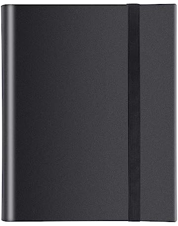 Sammelkarten Album,432 Pockets sammelalbum 24 Seiten,Wasserdichter Ordner Karte Sammelmappe ist beste Geschenk für Weihnachten, Kindertag und Geburtstage (Schwarz)