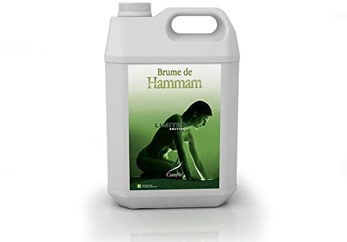 Camylle - Brume de Hammam Orange Cannelle - Fragrances à base d'Huiles Essentielles pour Hammams, Bains de Vapeur ou Douches Hammam - Réconfortant aux arômes chauds et épicés - 5000ml