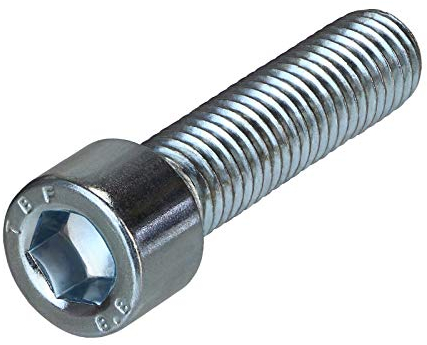 ALPIDEX 50 vis à tête cylindrique M10 x 40 mm DIN 912 galvanisées 8.8 BTR six pans creux