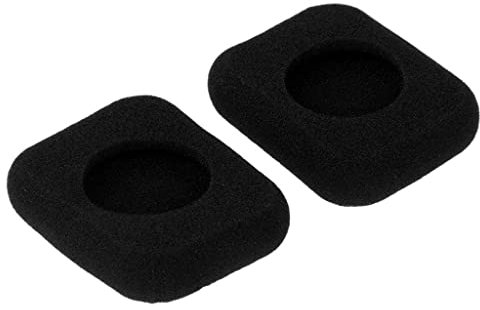 zalati Cuscinetti di ricambio per auricolari, 2 pezzi, in spugna, quadrati, per cuffie