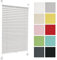Plissee ohne Bohren 70 cm x 230 cm - Weiß - Plissee klemmfix, Rollos für Fenster ohne Bohren, Jalousien Fenster für innen, Raffrollo, Fenster plissee