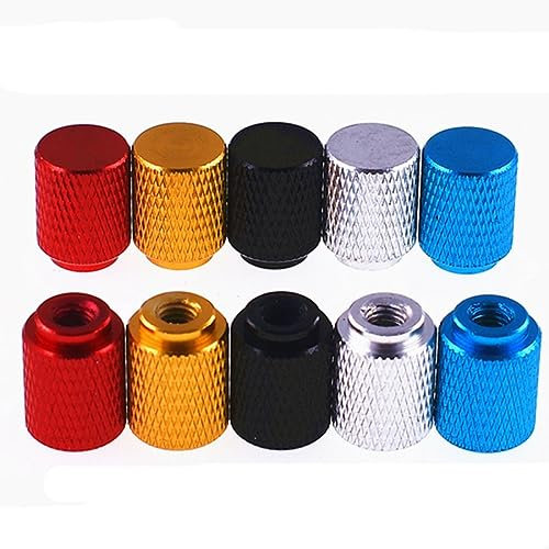 CTLH20 1 STÜCK M3 M4 M5 M6 Farbe Aluminium Rändelmutter erhöhen Blindloch Erweiterte Stufe Handfest anziehen Mutter Einstellmutter für Heimwerker/Modell-Claret-M6