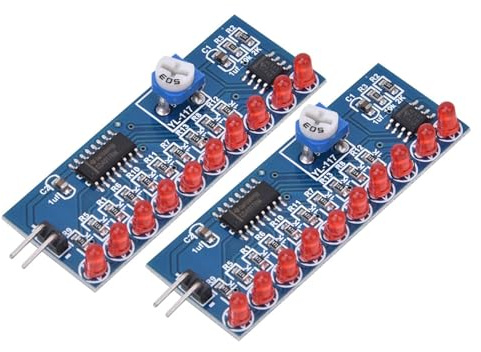 2 Stück LED Chaser Wasser Fließendes Lichtmodul NE555 + CD4017 2,5–14,5 V LED Chaser DIY Kit LED Lauflicht für Elektronische Schaltung