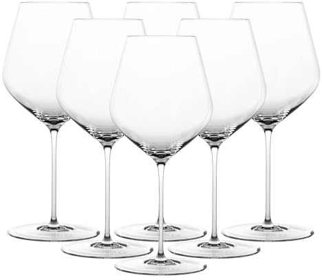 Spiegelau 6-teiliges Burgundergläser-Set, Weingläser, Kristallglas, 734 ml, Hi-Lite