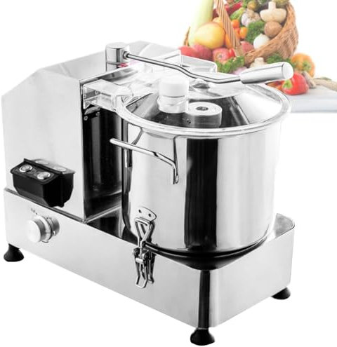 Cashwise Electric Food Chopper, Food Processor Grinder for Meat, Vegetables, Fruits and Nuts, Multifunctional Stainless Steel Automatic Food Processor with Adjustable Speed,6L