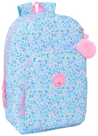 Safta VMB PARAÍSO - Mochila Escolar, Adaptable a Carro, Ideal para Niños de Diferentes Edades, Cómoda y Versátil, Calidad y Resistencia