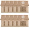 Emiif Confezione da 10 sacchetti per aspirapolvere Kärcher serie WD2 MV2 WD 2.200 WD 2.250 6.904-322.0, in tessuto non tessuto, grande capacità, filtrazione della polvere