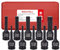Mailfull 10 Pièces Douille Torx 1/2Douille 12 Pans M5 - M18 Jeu de Douille Allen avec Taille Marquée et Boîte pour Clé à Chocs Pneumatique Electrique