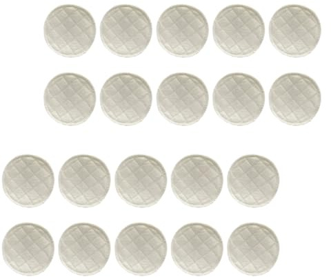 Mikikit Lot de 20 Coussinets d'Allaitement Réutilisables et Lavables en Coton Protège Respirants pour Mères Confort pour Allaitement
