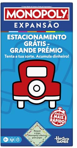 Monopoly EXPANSIÓN Gran Premio: Parking Gratuito (Requiere del Juego Monopoly clásico para Jugar) - Versión en portugués