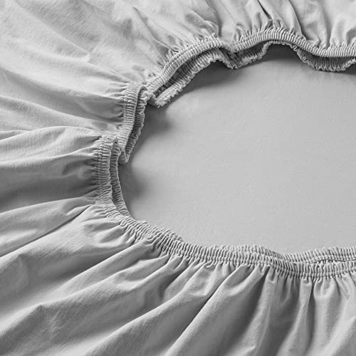 ESTELLA Spannbetttuch Zwirnjersey | Platin