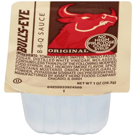 Bull's-Eye Original BBQ Sauce (1 oz Cup, Pack of 100)