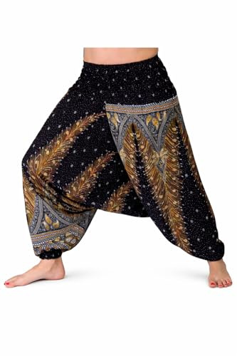 Mienloco, pantaloni da donna, harem, Aladdin, calzoni alla zuava - molti modelli A1 Taglia Unica