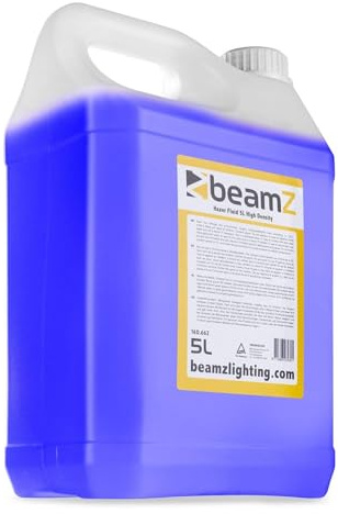 BeamZ Hazerfluid Konzentrat 5 Liter | Hochwertiges Nebelfluid für Nebelmaschinen & Hazer, auf Wasserbasis | Umweltfreundlich, biologisch abbaubar, rückstandsfrei, neutraler Duft – für Events & Bühne