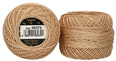 Anchor Perlgarn 12, 4596012-00372, Farbe:372, Stickgarne