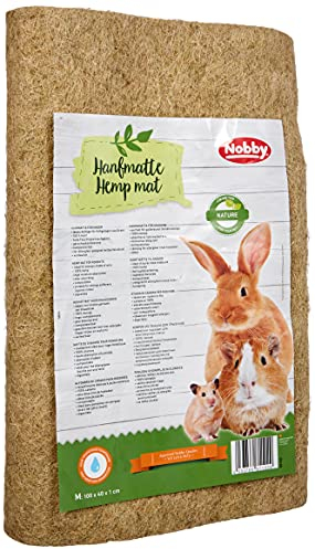 Nobby Hanfmatte für Hamster Nager, 100 x 40 x 1 cm, 1 Stück