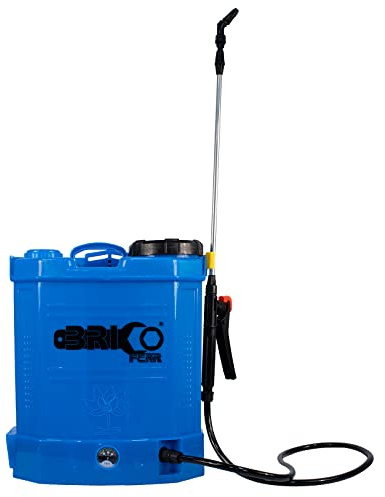 Bricoferr - Pulverizador Eléctrico Recargable, capacidad del tanque 12 litros