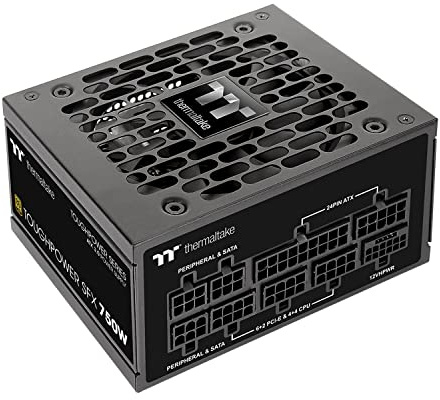Thermaltake Toughpower SFX (ATX 3.0 estándar) 750W Full Modular 80Plus Gold Fuente de alimentación; PS-STP-0750FNFAGU-1