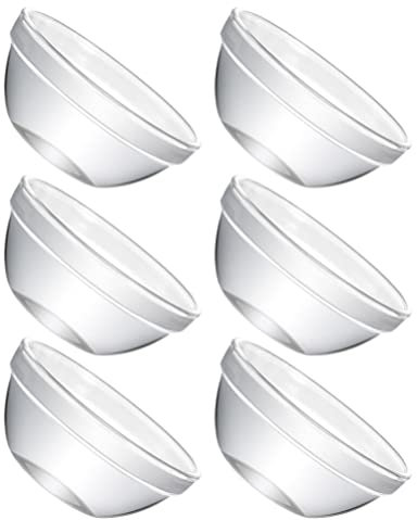 STOBAZA Ramequins À Gelée En Verre Lot De 6 Bols Résistants À La Chaleur Compatibles Avec Le Four À - Finition Lisse Non Facile À Nettoyer Pour Le Pudding
