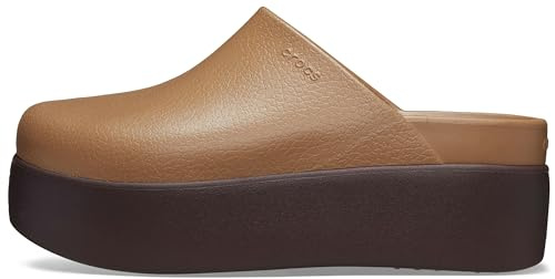 Crocs Dylan - Zoccoli da donna con plateau, con plateau, seppia., 38-39 EU
