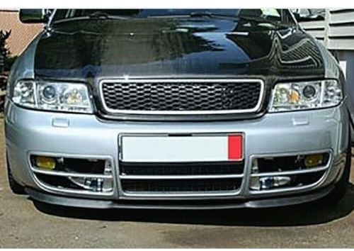 Kit de 3 piezas para Audi A4 B4 S4 RS4 S2 B5 Cupra, parachoques delantero, alerón de labio, color negro