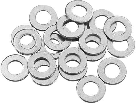 Paquete de 20 arandelas de metal M8, arandelas M8, arandelas de acero inoxidable M8, arandelas planas M8 x 15 mm (grosor de 1,5 mm), arandelas de acero inoxidable redondas planas para tornillos y