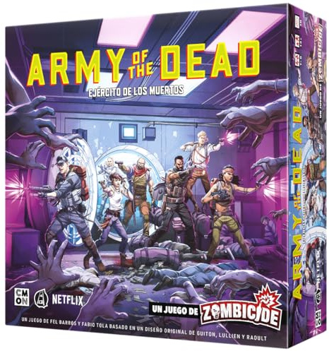 CMON | Army of The Dead: A Zombicide Game | Juego de Mesa Basado En La Película de Netflix | A Partir de 14 Años | A Partir de 1 Jugador | 1 Hora por Partida | Español